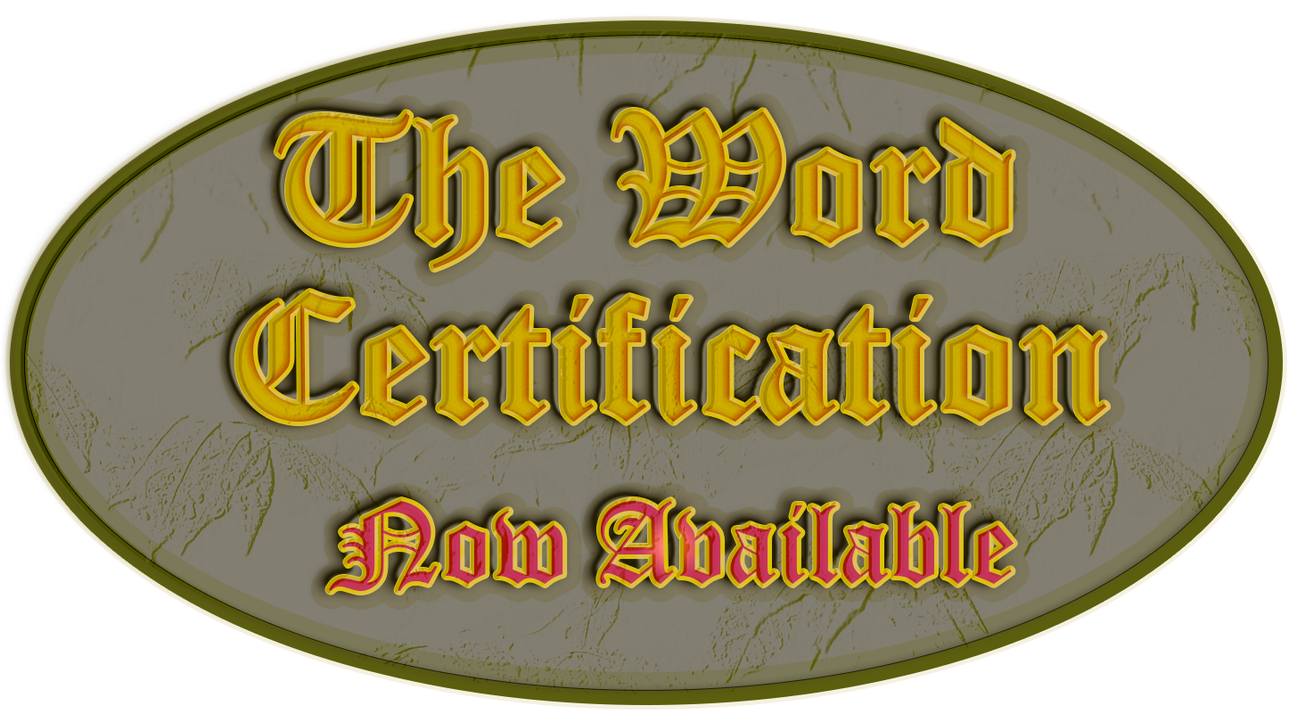 The Word Certification Course